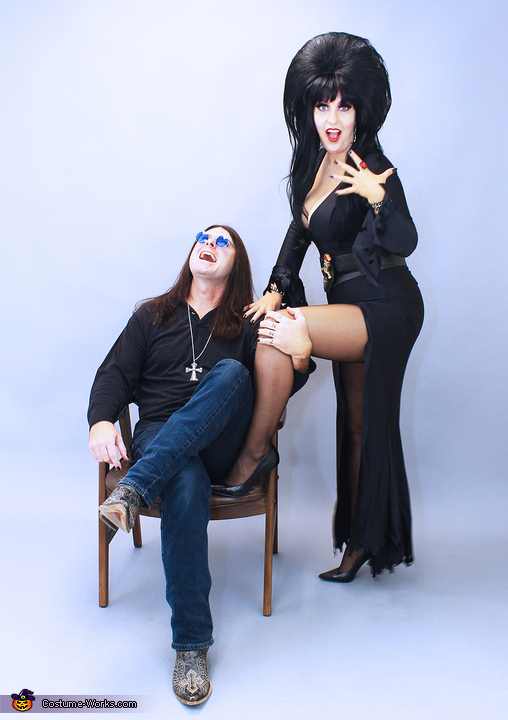 Mistress of the Dark and the Prince of Darkness Costume