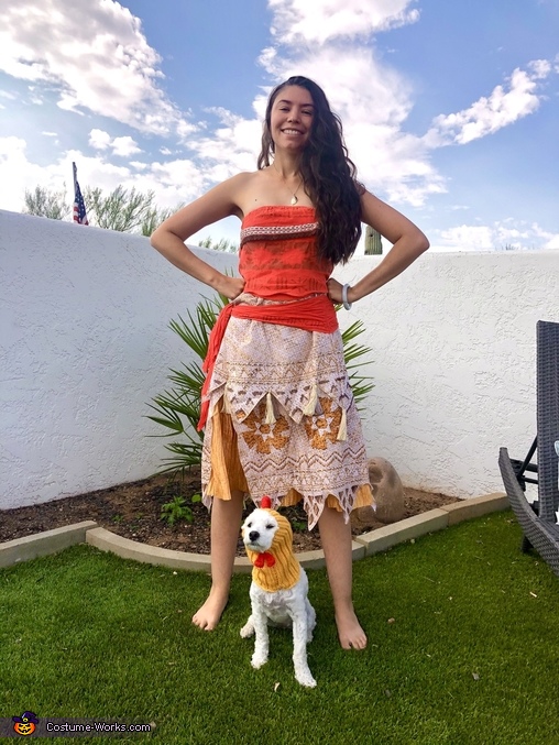 Moana & Heihei Costume