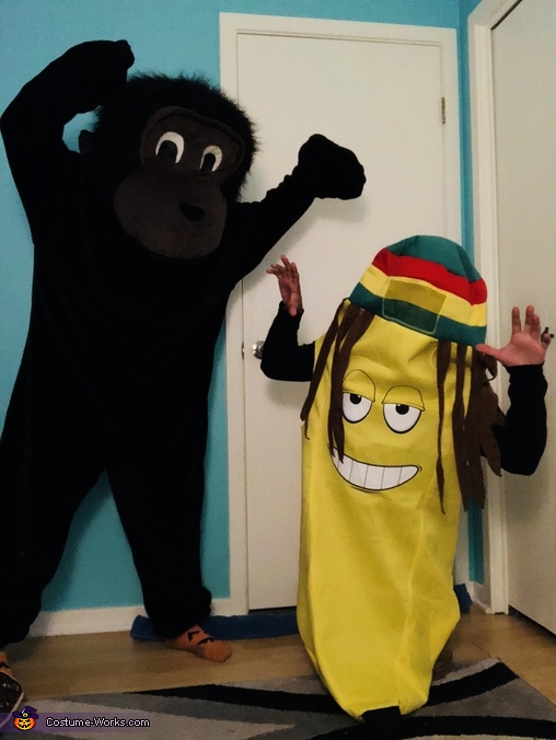 Monkey Girl & Banana Boy Costume