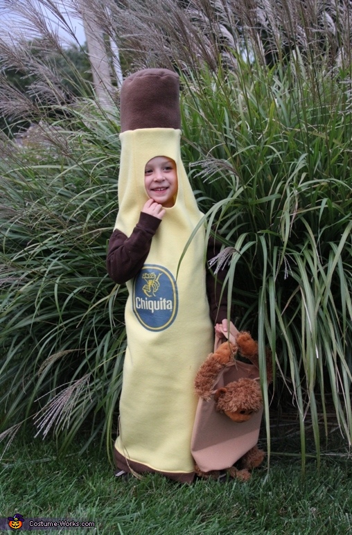 Monkey with a Big Banana Costume