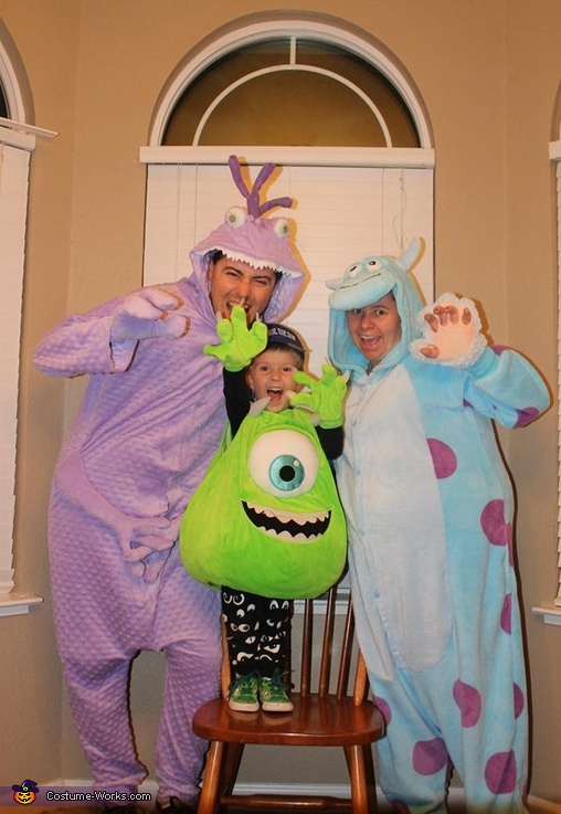 Creative Monsters Inc Family Costume
