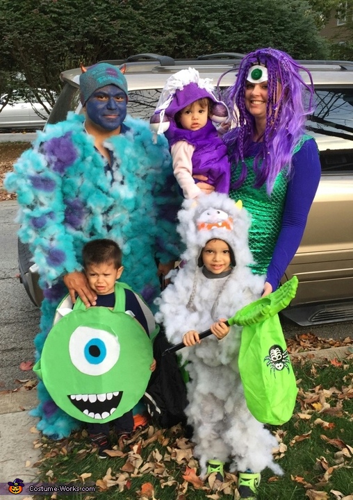 Coolest Monsters Inc Family Costume