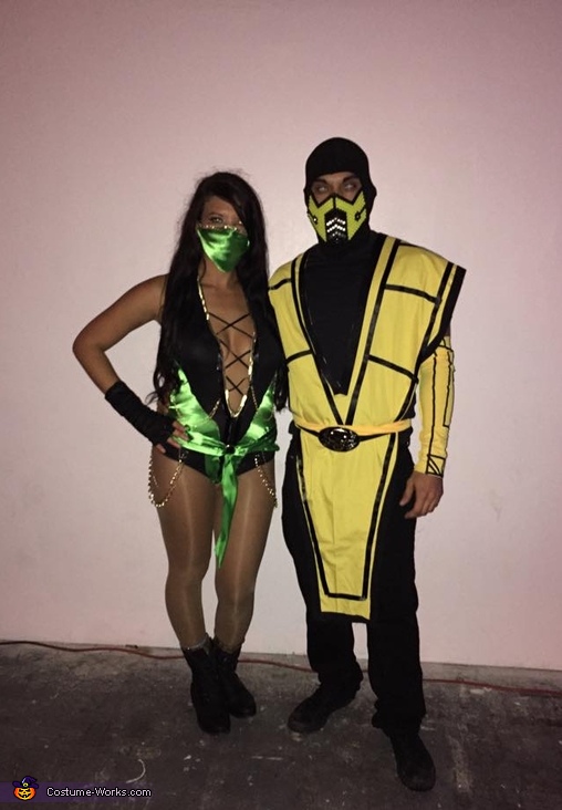 Mortal Kombat Jade and Scorpion Costume