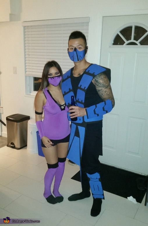 Mortal Kombat Mileena and Subzero Costume