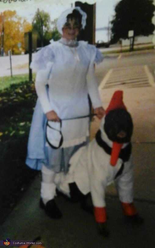 Mother Goose, with her Goose Costume