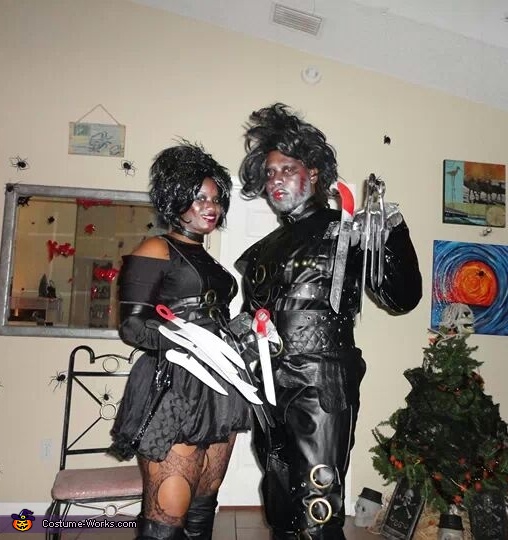 Mr. and Mrs Scissorshands Costume