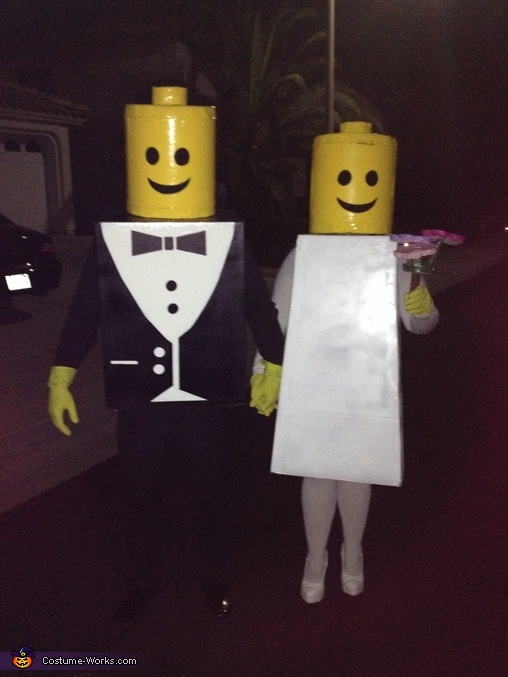 LEGO Costume for Halloween // DIY from Lovely Indeed