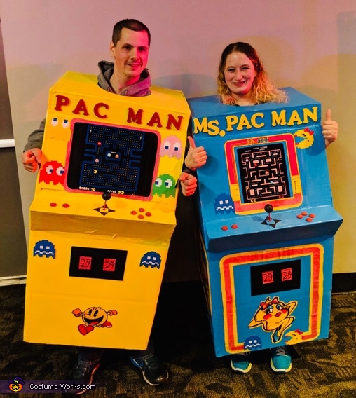 Mr & Ms Pacman Couples Arcade Costume