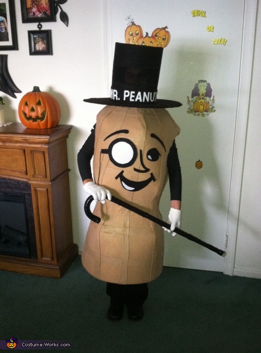 Homemade Mr. Peanut Costume