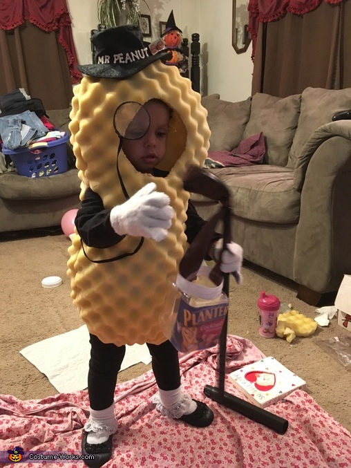DIY Mr. Peanut Baby Costume - Photo 4/5