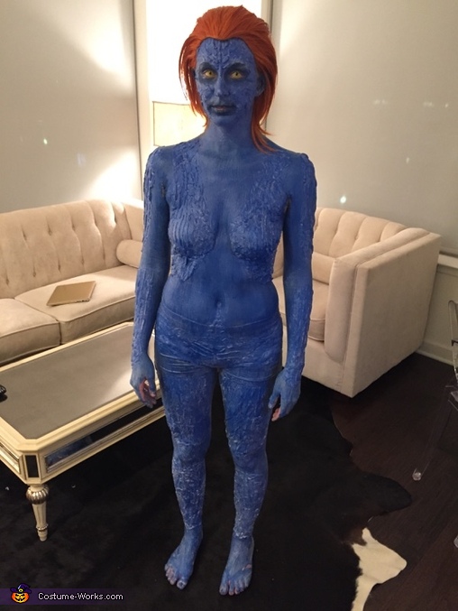 Homemade Mystique Costume