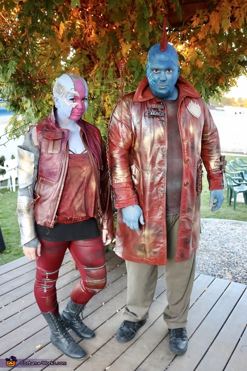 Nebula and Yondu Costume