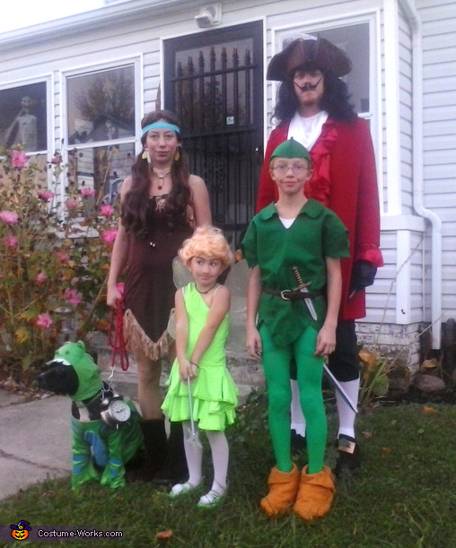 Neverland Characters Family Costume