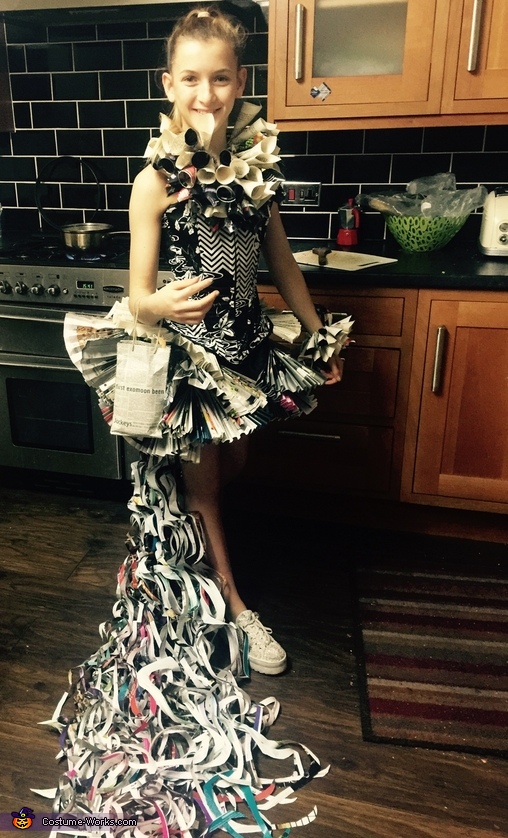 Newspapers Dress Costume | DIY Costumes Under $35