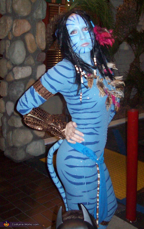 Avatar movie character Neytiri homemade Halloween costume How