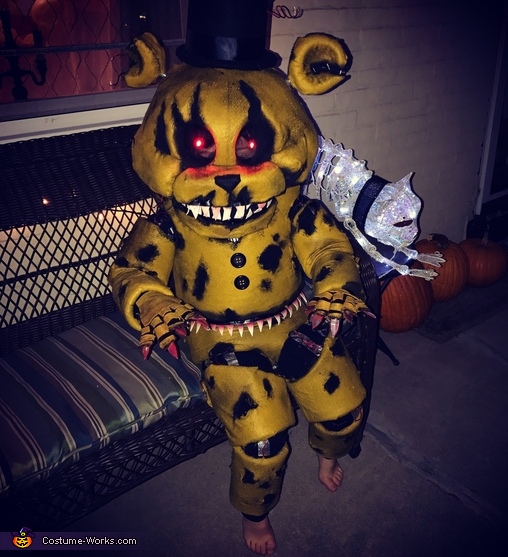Nightmare Golden Freddy Animatronic Costume