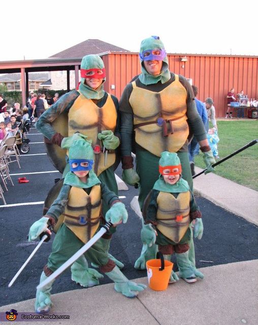 Ninja Turtle Family Costume