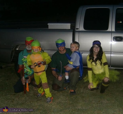 Ninja Turtles Family Costume