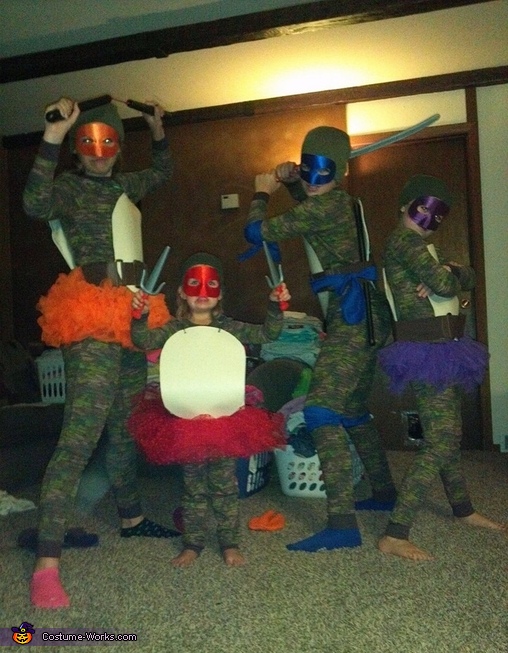 Ninja Turtles Family Costume
