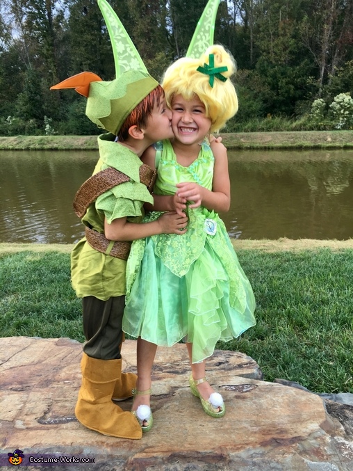 Off to Neverland: Peter Pan and Tinker Bell Costume | DIY Costumes ...