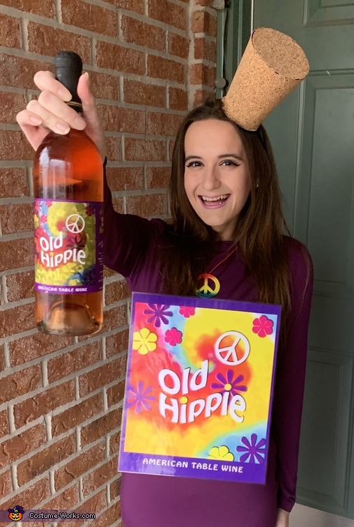 Old Hippie American Table Wine Costume