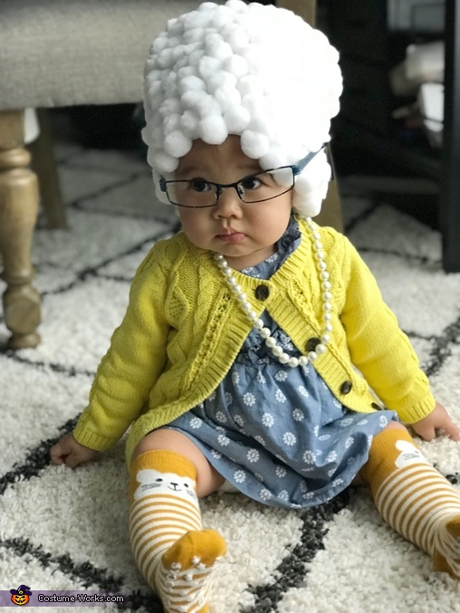 Old Lady Baby Costume - Photo 2/3
