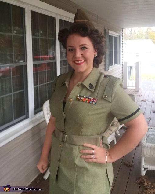 Old School Army Girl Costume