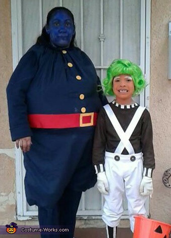 Oompa Loompa & Violet the Blueberry Costume