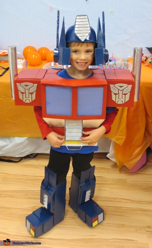 How to make an optimus prime halloween costume | gail's blog