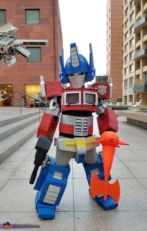 DIY Optimus Prime Costume
