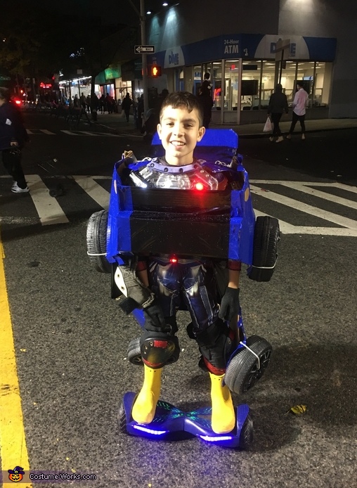 Optimus Prime as Bumblebee Costume