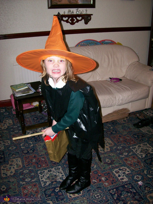 Orange Witch Homemade Halloween Costume | Unique DIY Costumes