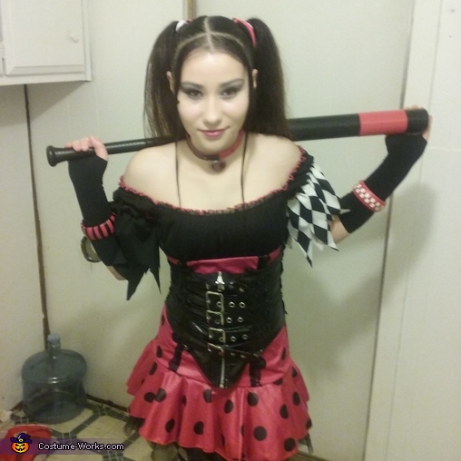 Original Black and Red Harley Quinn Costume