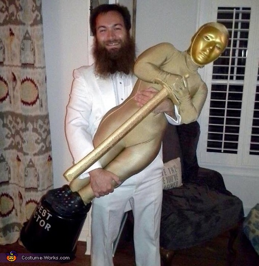 Oscar Award Winner and Oscar Trophy Costume