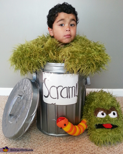 Oscar the grouch infant cheap costume