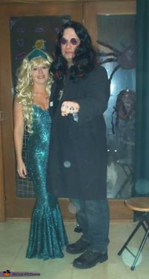 Ozzy Osbourne & Mermaid Costume