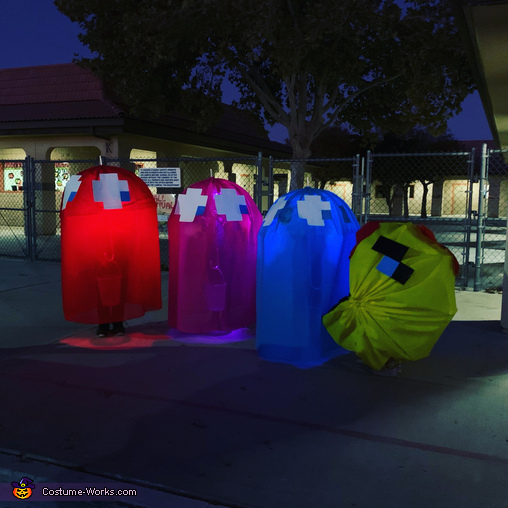 Pac-Man and Ghosts Costume
