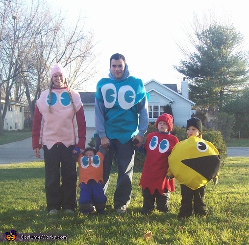 Pac Man and Ghosts Costume