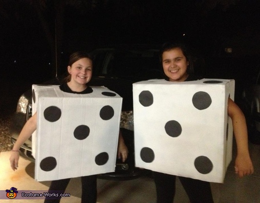 Pair of Dice Homemade Halloween Costume