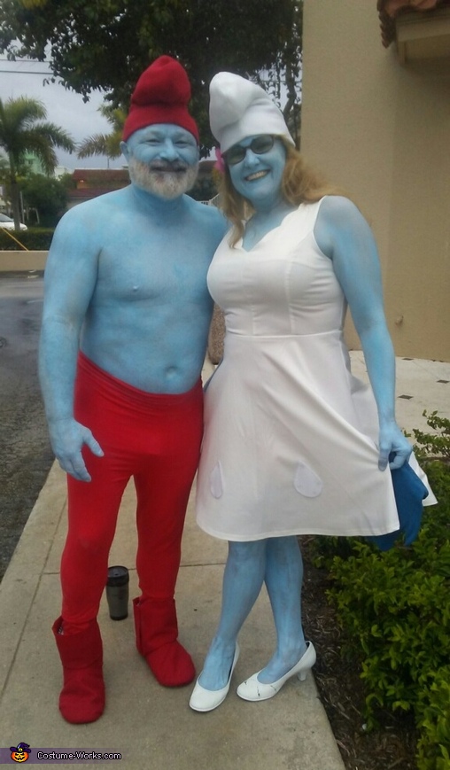 Papa Smurf & Smurfette Costume
