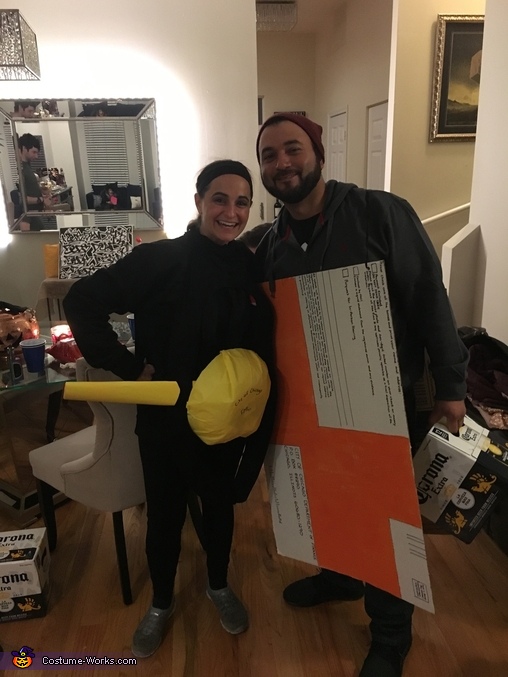 Parking Ticket and Chicago Boot Costume