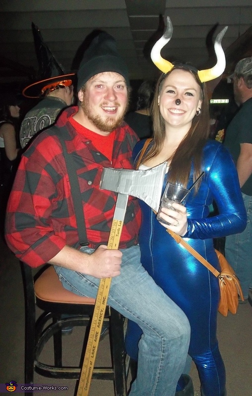 Paul Bunyan and his Babe the Blue Ox Costume