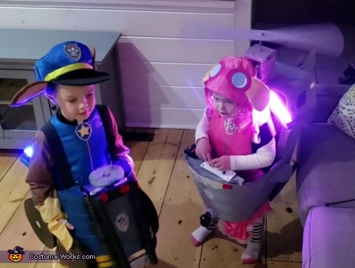 Paw Patrol Chase & Skye Costume