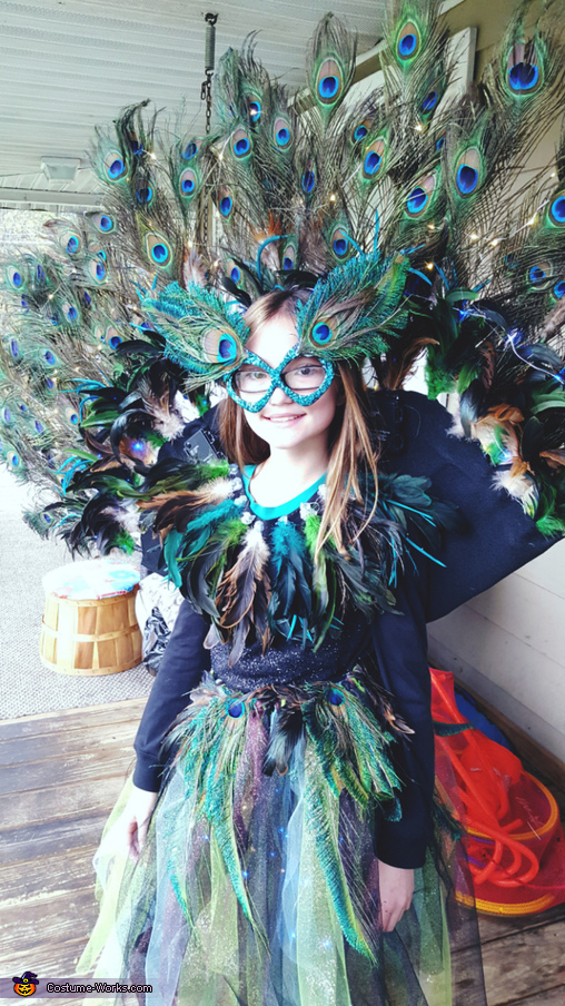 Peacock Girl's Costume