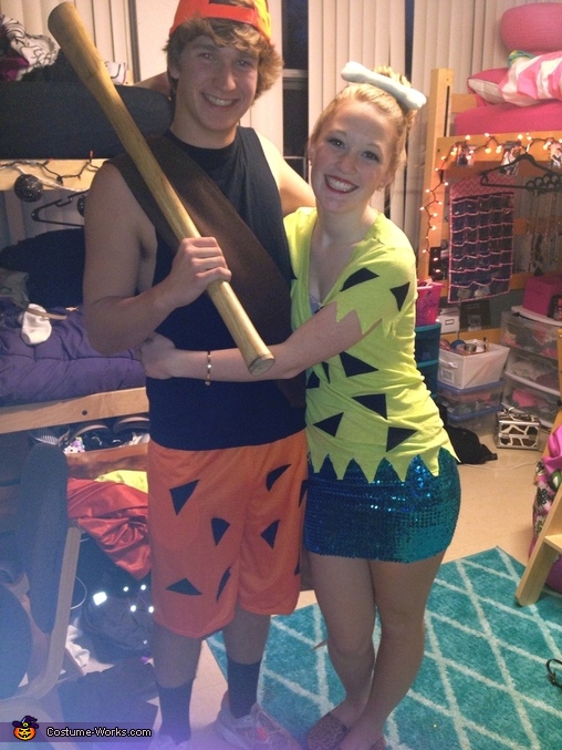 Pebbles and Bam Bam Costume