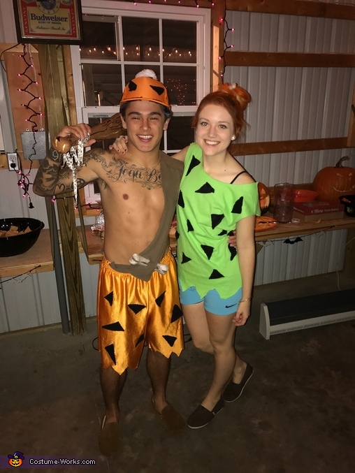 Pebbles and Bam Bam Couple's Costume