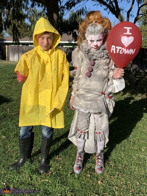 Pennywise and Georgie Costume | DIY Costumes Under $65