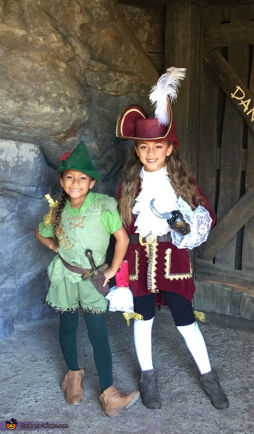 Peter Pan Captain Hook Cosplay Costume, Captain Hook Cosplay