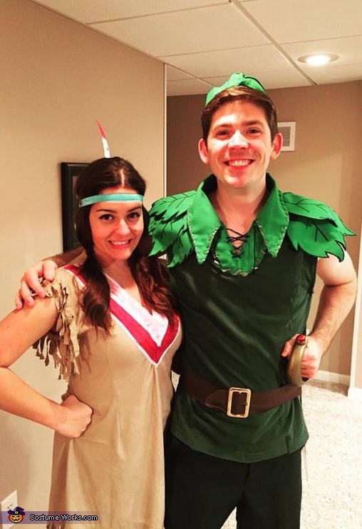 Peter Pan and Tiger Lily Costume