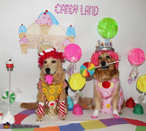 Phoenix and Gryphon in Candyland Costume